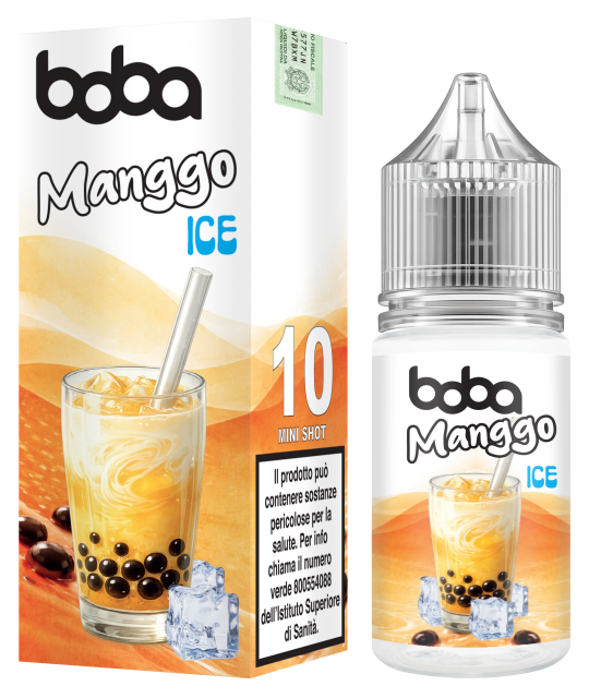 MANGGO BOBA ICE AROMA MINI SHOT 10 ML HISTORY MOD PRODUCTION